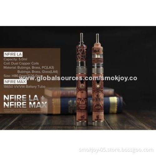 Smokjoy N-fire LA3 Dual-coil Atomizers with Airflow Control System, RDA for 26650 ModNew